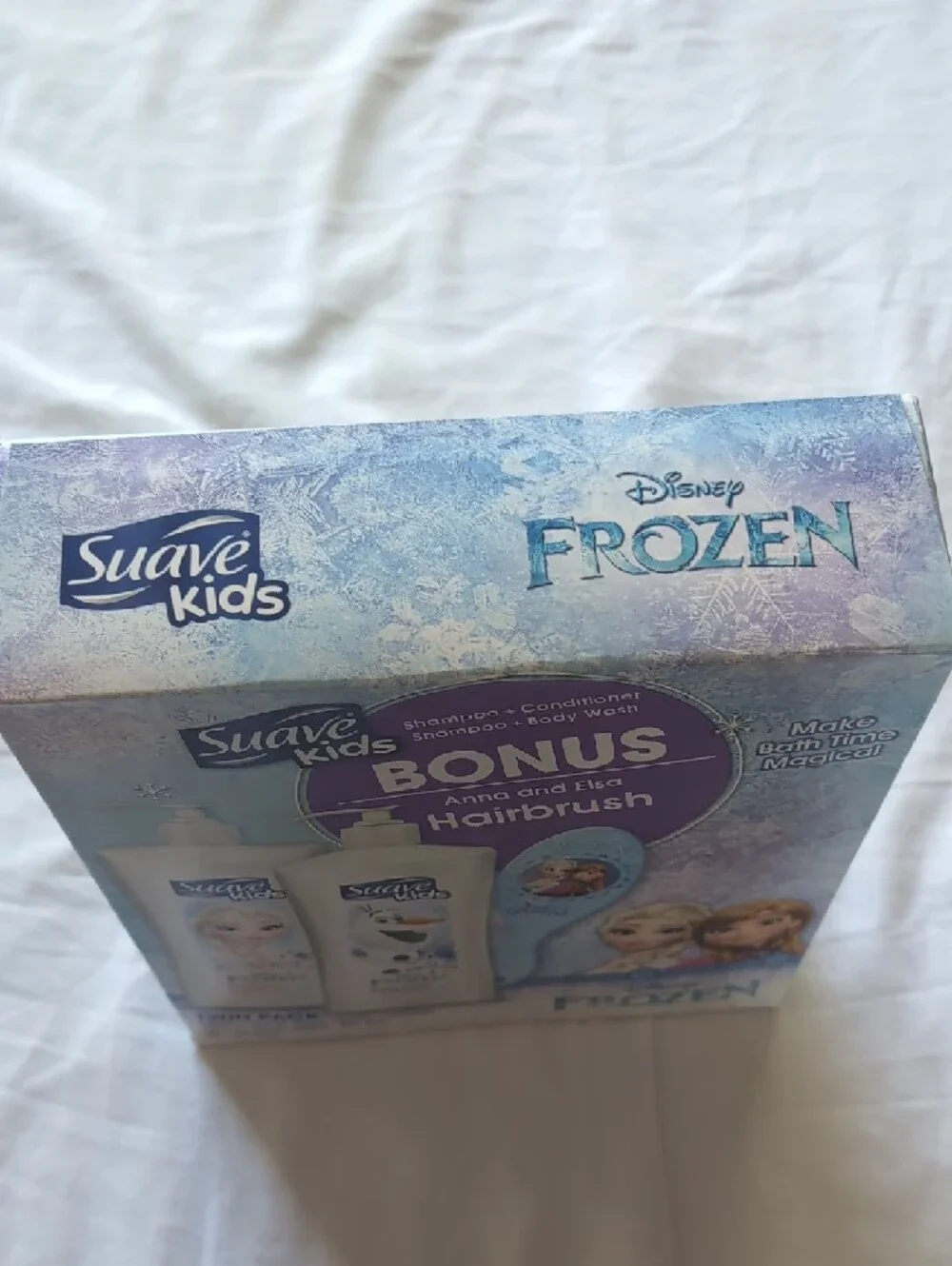 Disney Suave Kids Frozen Hairbrush & Shampoo, Conditioner & Body Wash, Hairbrush